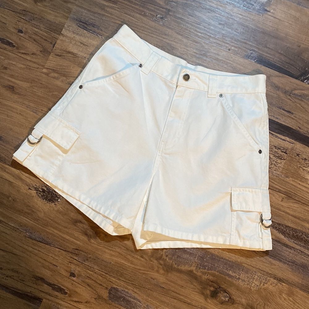 Vintage Lee High waisted Dungaree Cargo Shorts
